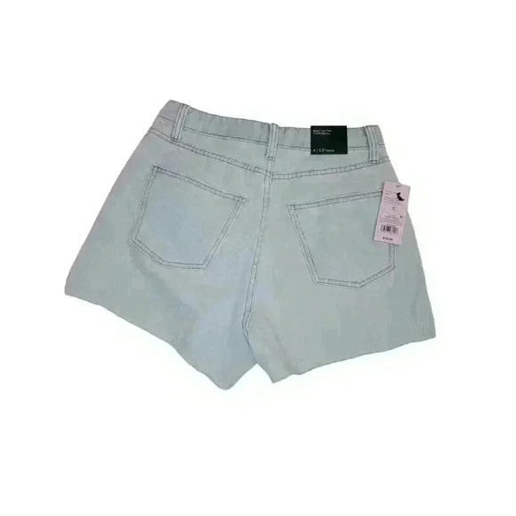 Wild Fable Jean Shorts Women 4 Super High Rise Cut Off Distress Denim New - Picture 6 of 15